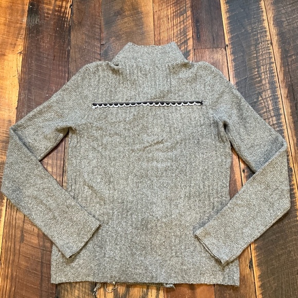 Free People Cuddle Bear Admiral Cardigan Sweater Women’s Size Small in Taupe - Picture 4 of 13
